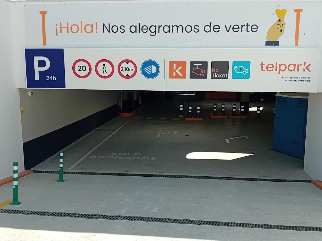 Parking Paseo del Mar - Puerto Torrevieja telpark