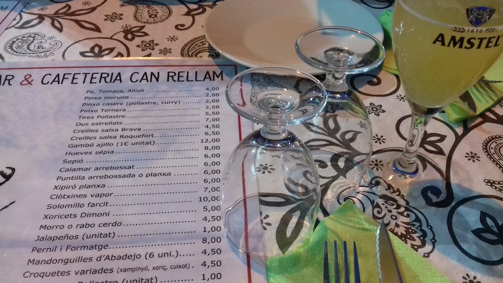 Espai Can Rellam — Carta