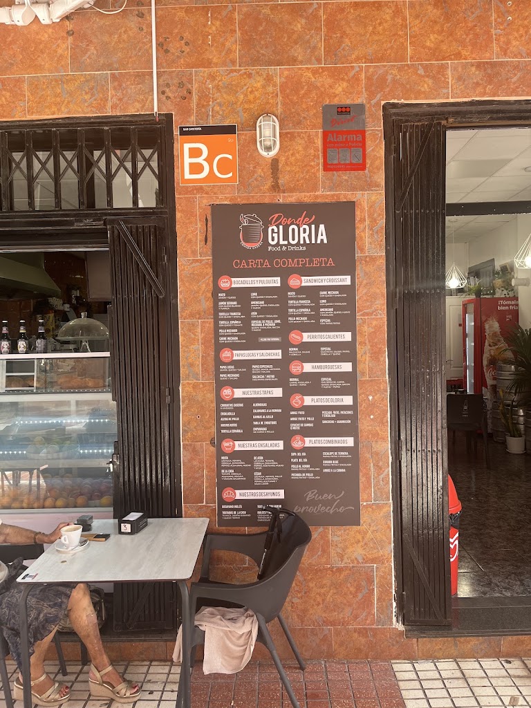 Donde Gloria — Carta