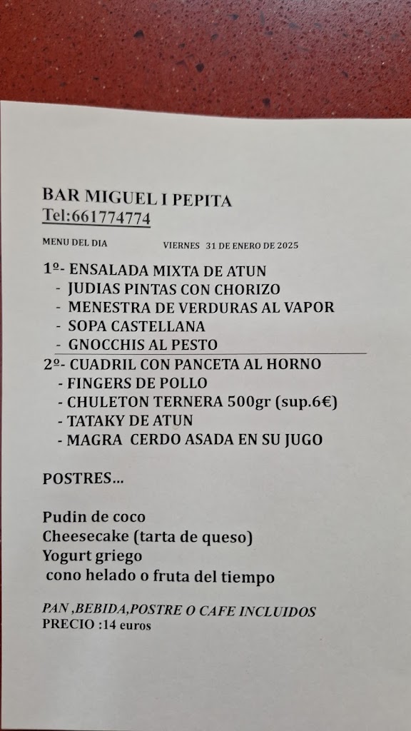 Bar El Rincon de Wily — Del propietario