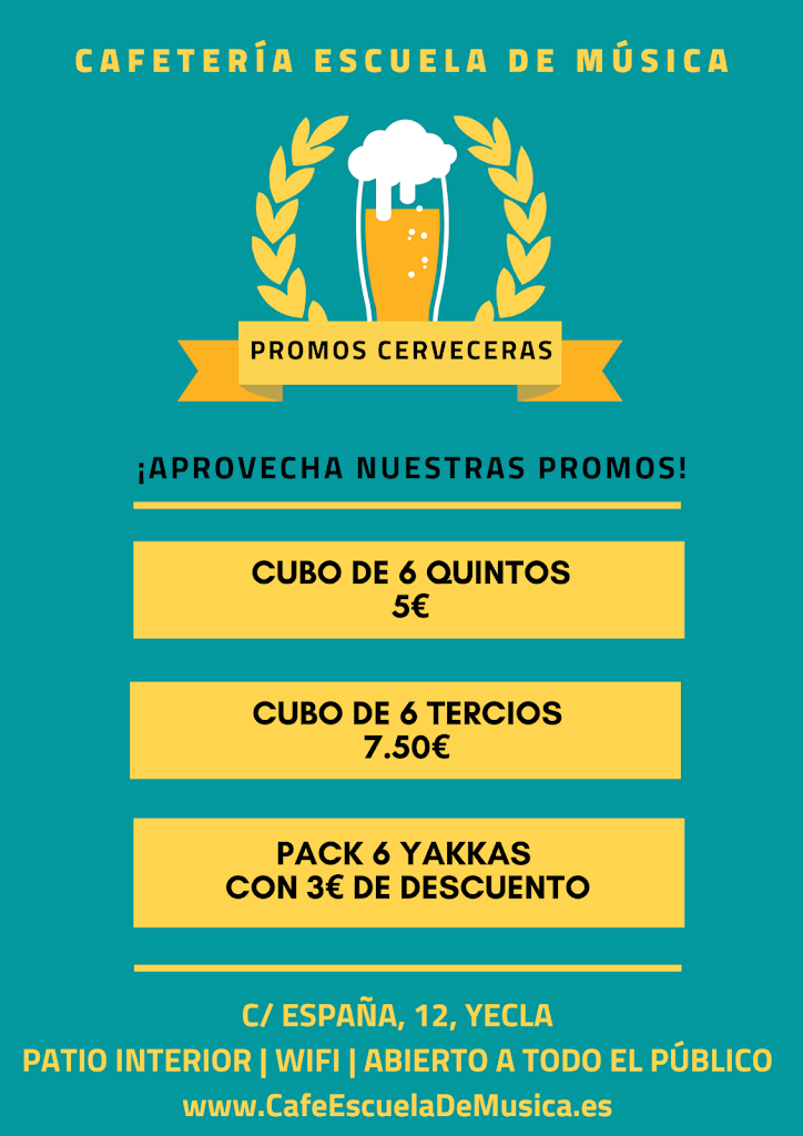 Cafeteria Escuela de Musica — Del propietario