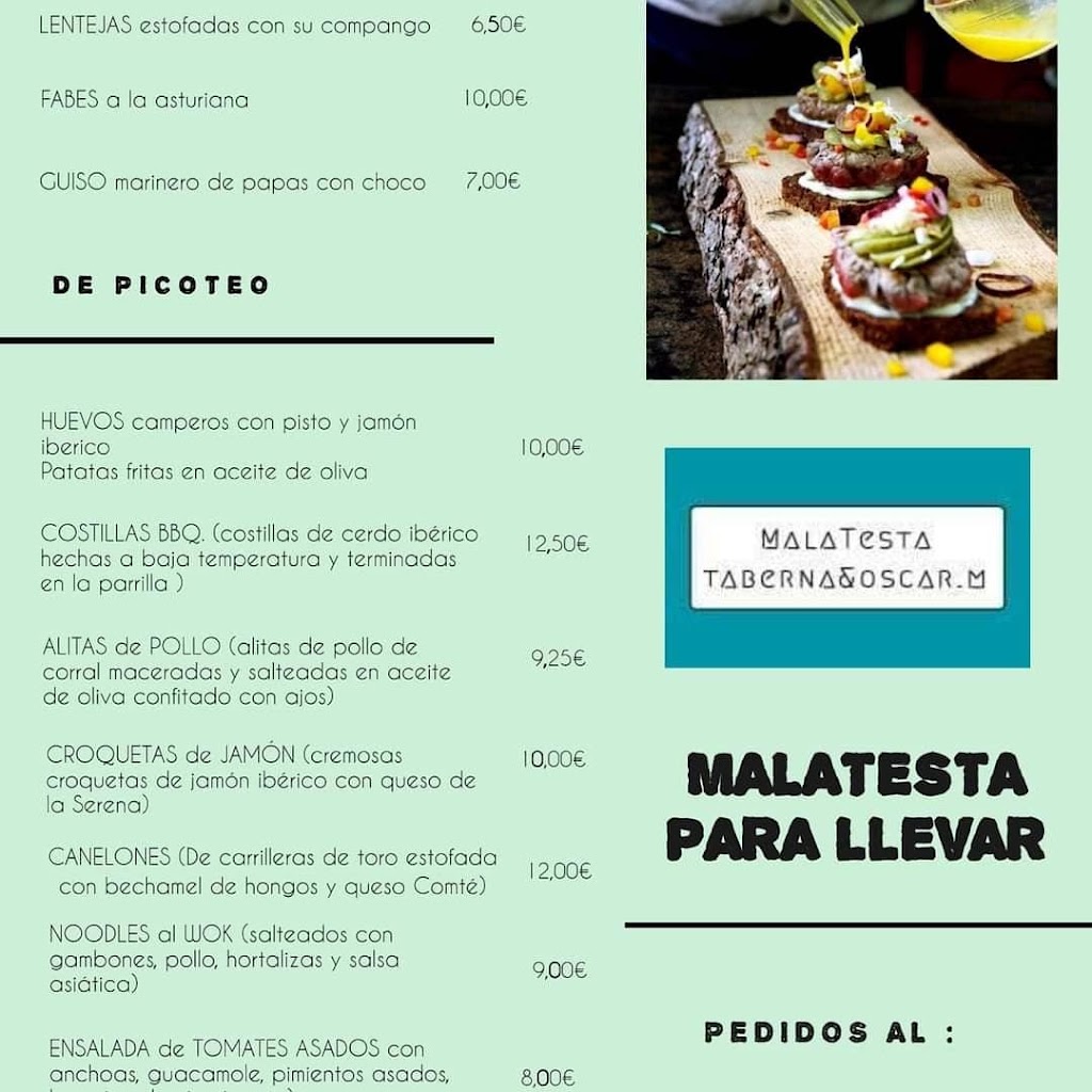 Malatesta — Carta