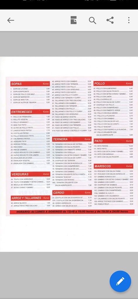 Restaurante Jinchang — Del propietario