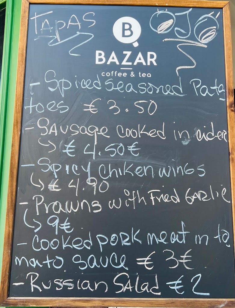 Oshareo Bar Cafeteria — Carta