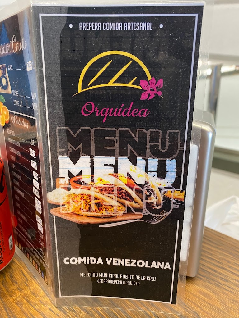 Bar Arepera Orquidea — Carta