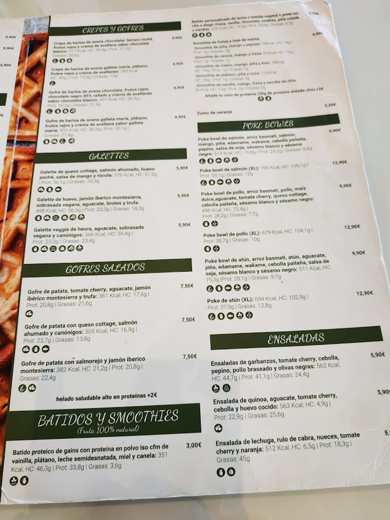 Menta * Healthy Food & Coffee — Carta