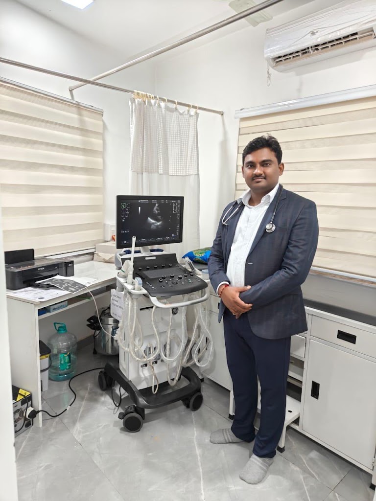 Dr. Dr Kartik Bhosale Cardiology Clinic Dm Cardiologist Heart Specialist 2D Echo Angiography Stress Test Tmt In Baner Pune