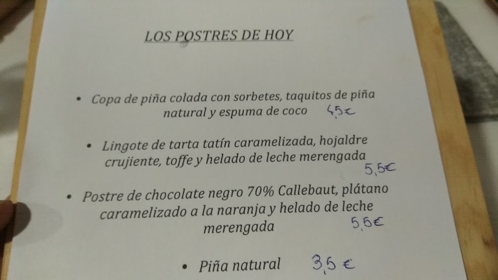 SaboreArte — Carta