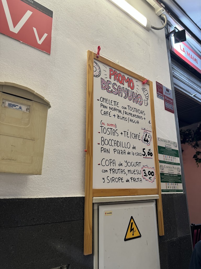 Pizzeria la mami — Carta