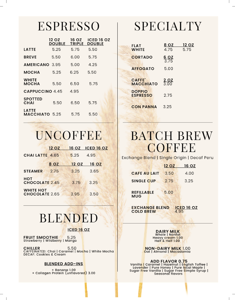  The Exchange Coffee, Mercantile & Eatery