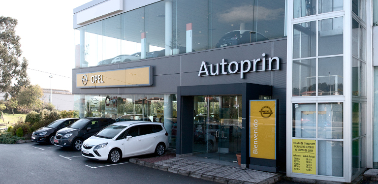 Autoprin, taller oficial Opel en Gijon — Exterior