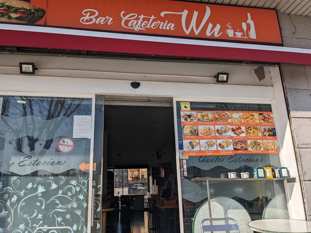 Bar Cafeteria Wu — Carta