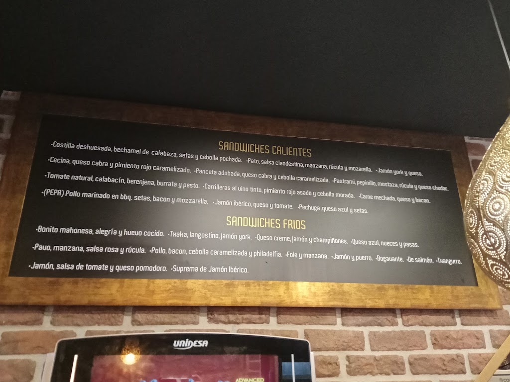 Bar La Clandestina — Carta