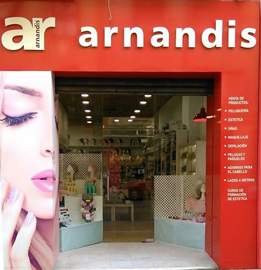 Arnandis, Suministros de peluqueria y estetica — Exterior