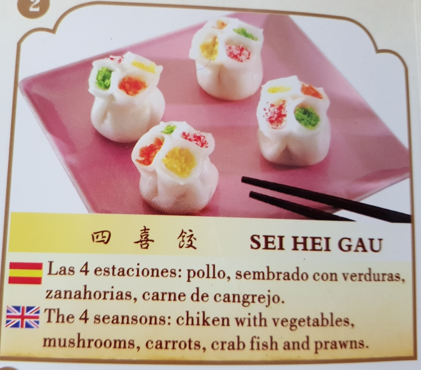 Jin Restaurante — Carta