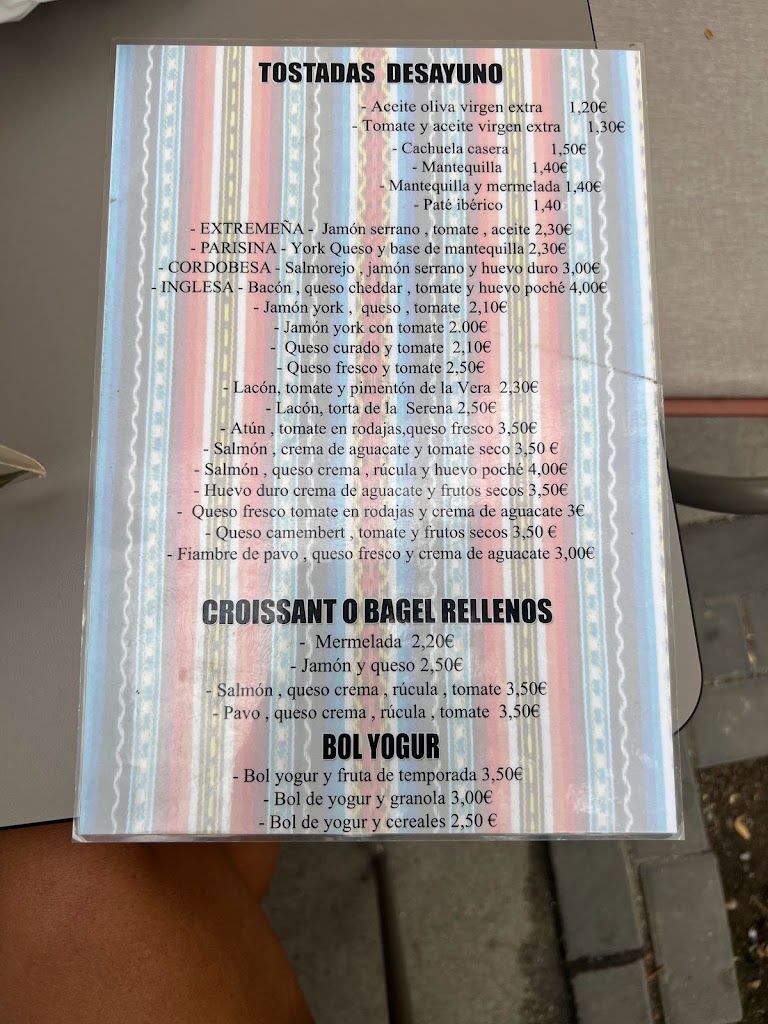 Kfe Gallery Don Benito — Carta