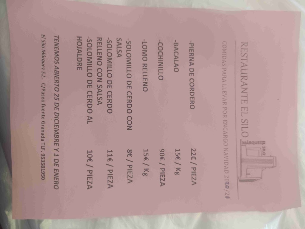 El Silo Marquez S.L. — Carta