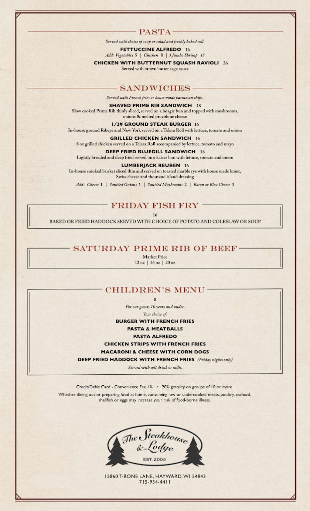  The Steakhouse & Lodge