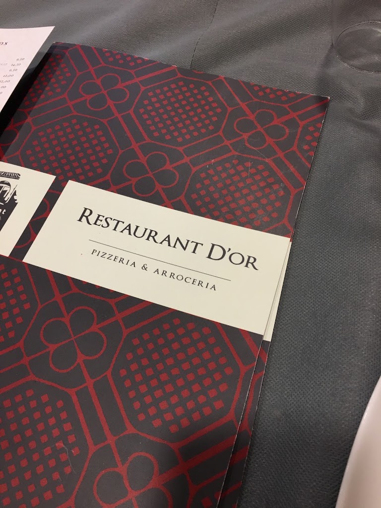 Restaurant Pizza D'Or — Carta