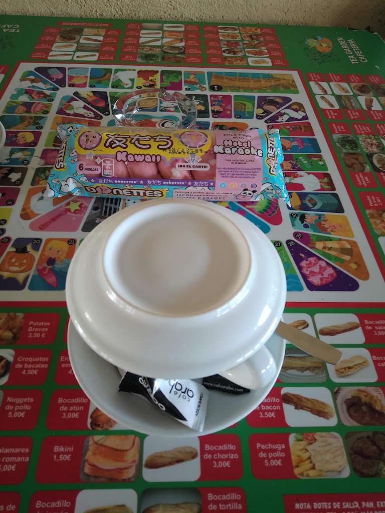 Tea Garden Cafeteria — Carta