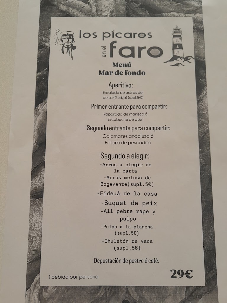 LOS PICAROS EN EL FARO — Carta