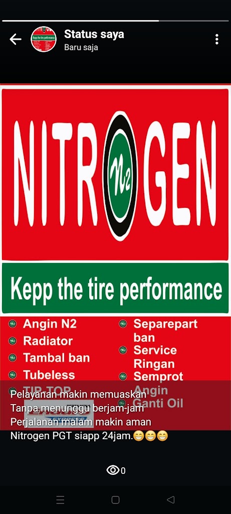 NITROGEN ENDURO EXPRESS PANDAAN GILA TUBELESS.