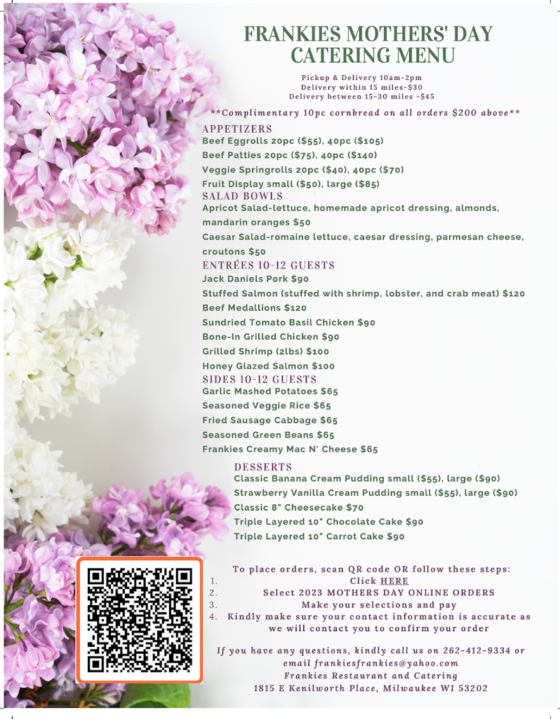  Frankies Restaurant and Catering