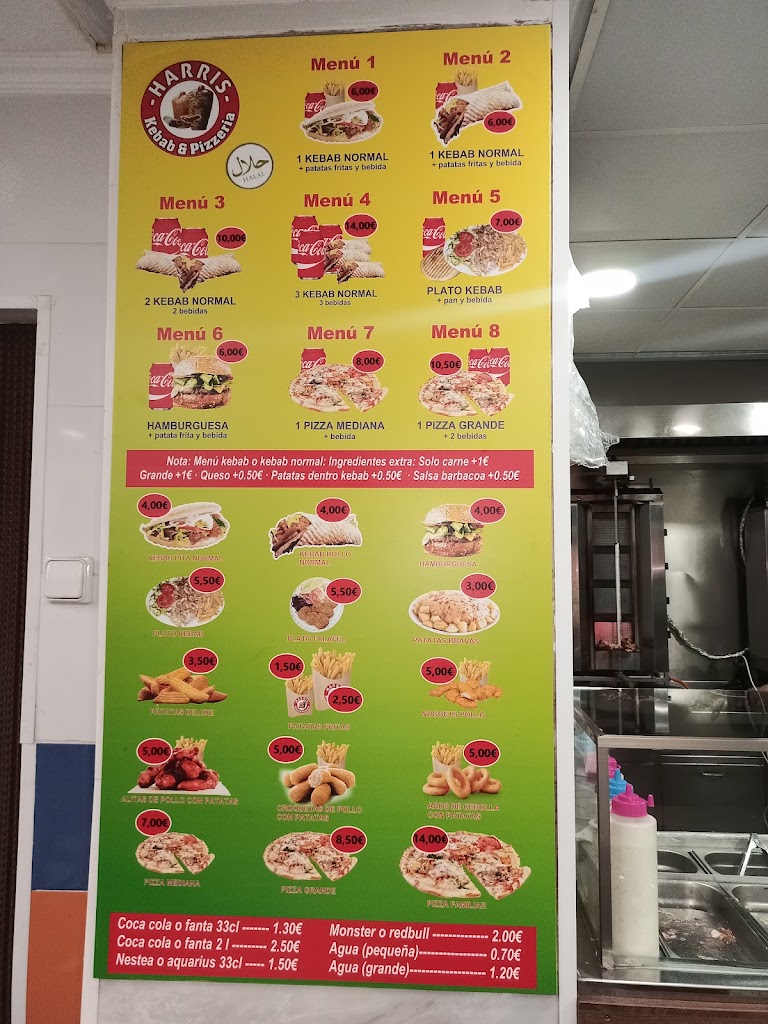 Harris Kebab-Pizza- Burgers — Carta