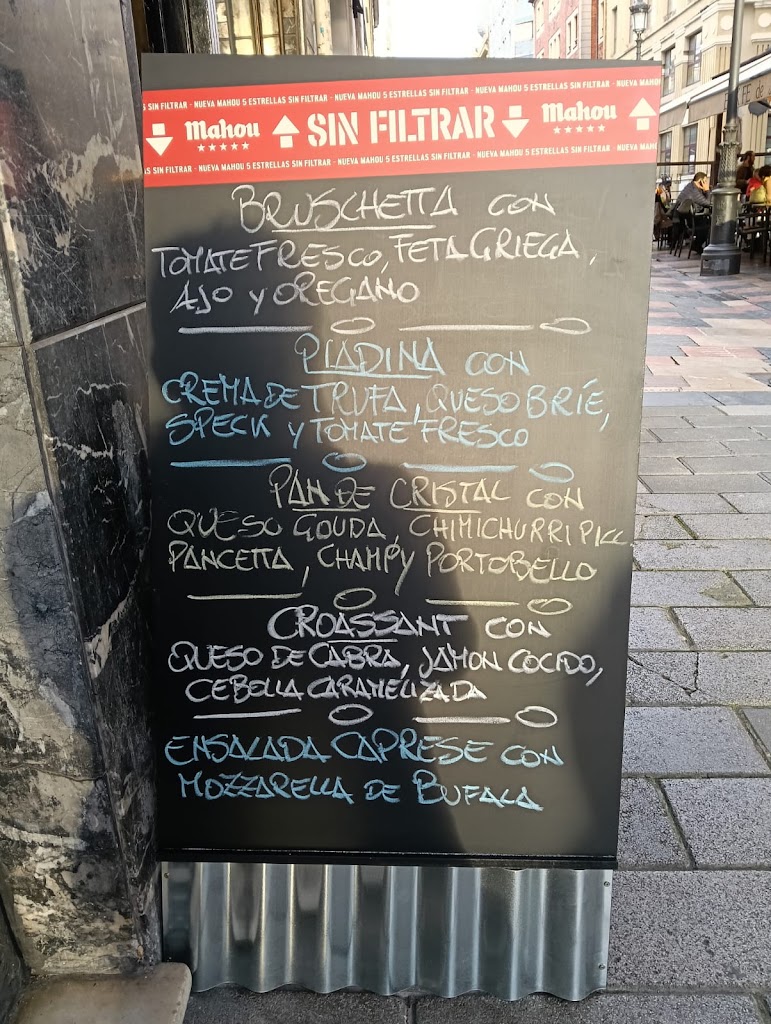 Bar Gasto Gallo Aviles — Carta