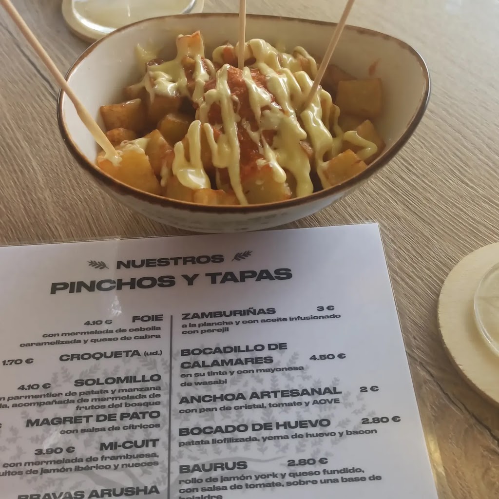 Restaurante Arusha — Carta
