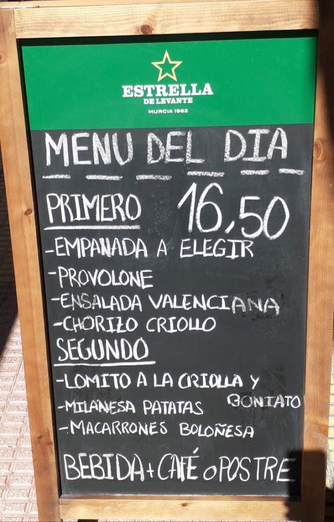 Restaurante Fuego Mediterraneo — Carta