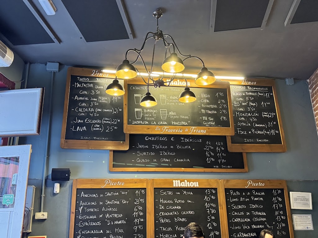 Restaurante La Travesia de Triana — Carta