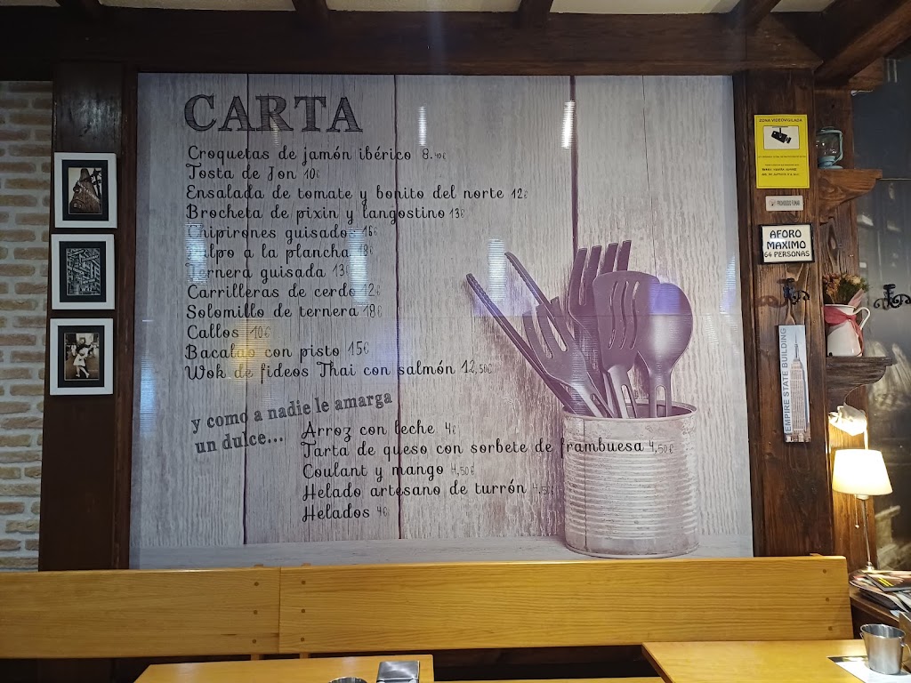 Tapukas cafe-bar — Carta