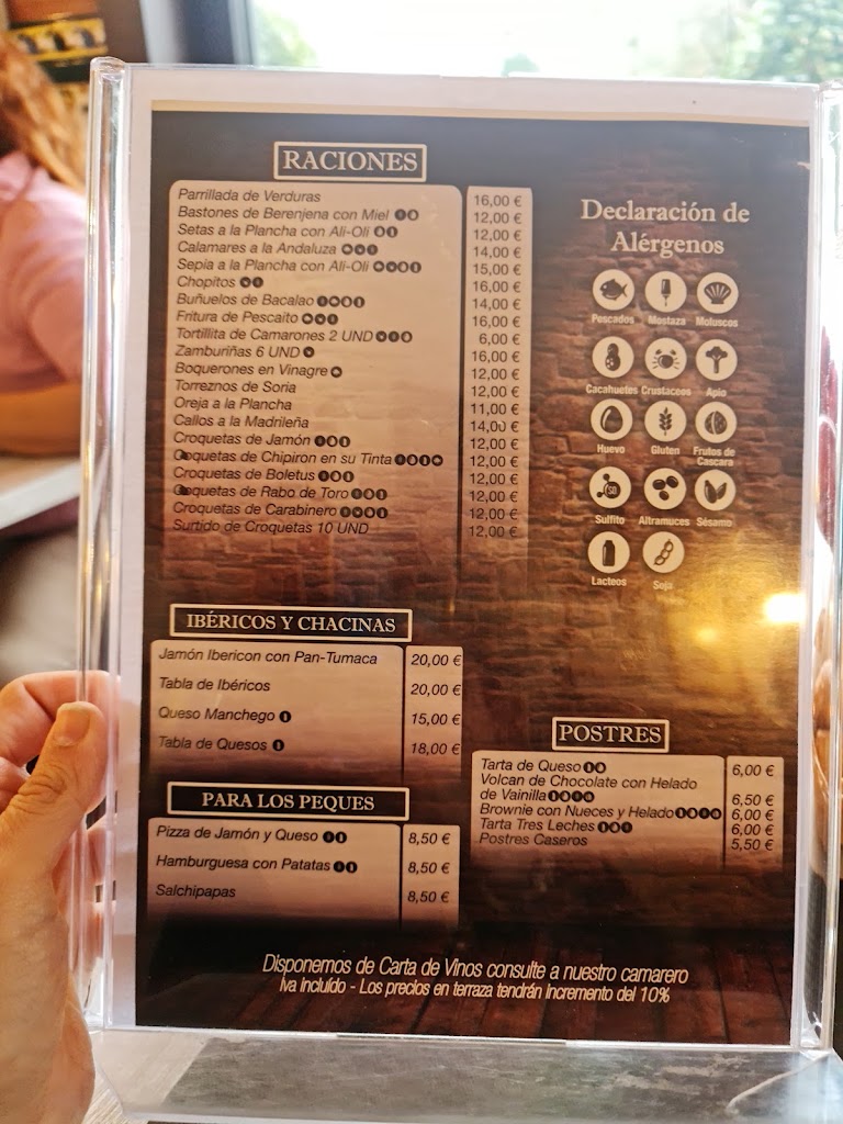 La Chata — Carta