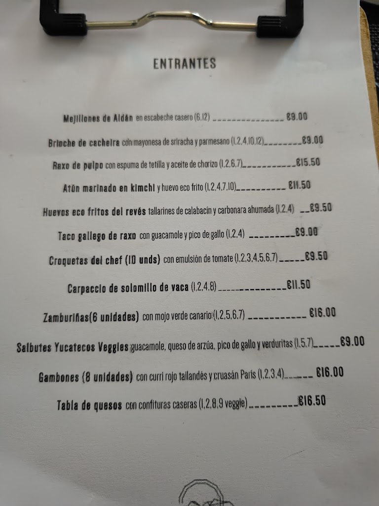 Albatros Restaurante-Terraza-Bar — Carta
