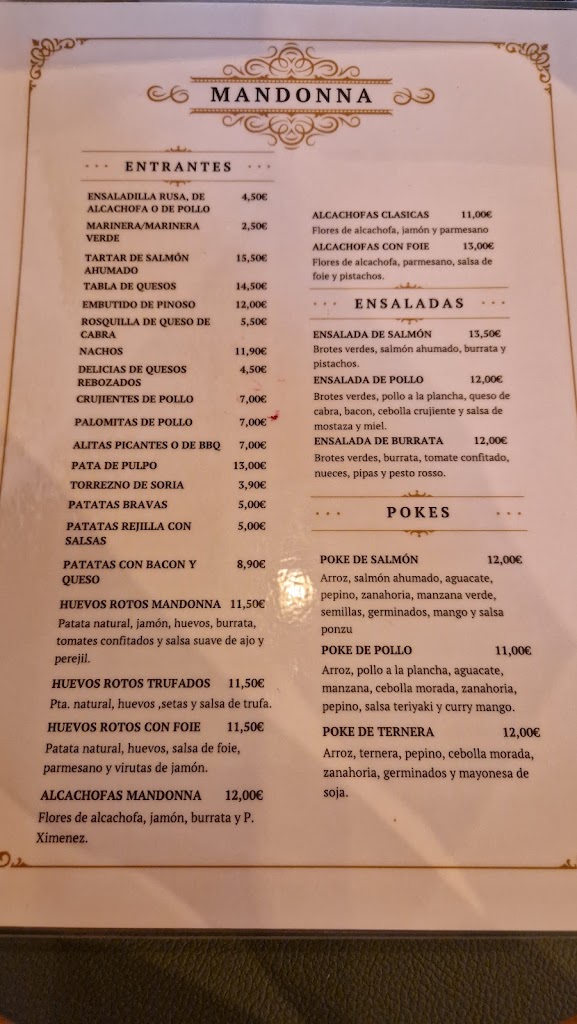 Mandonna san Juan — Carta