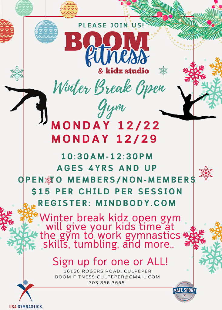  BOOM Fitness & BOOM KIDZ LLC(CULPEPER)