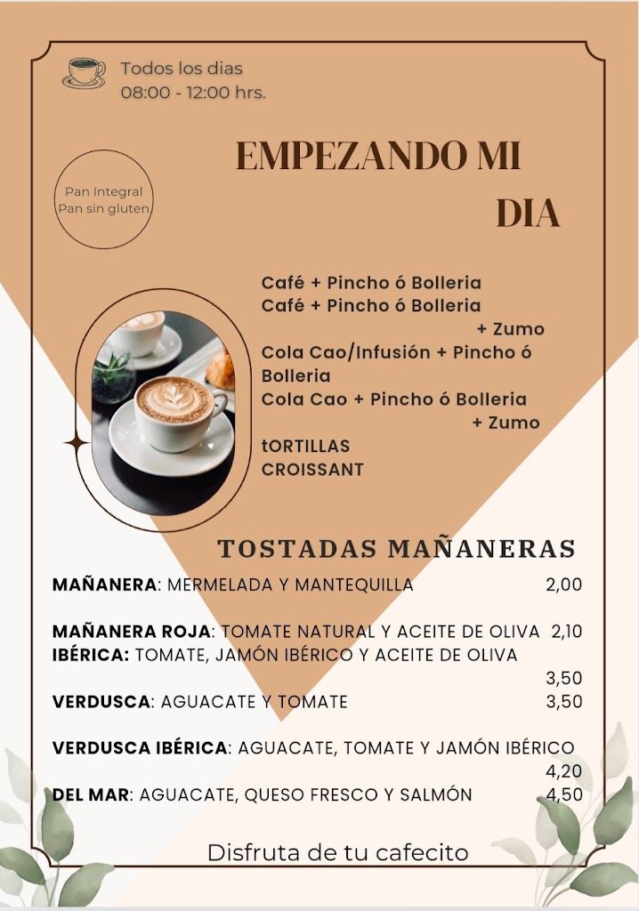 Kraken Bar Restaurante — Carta