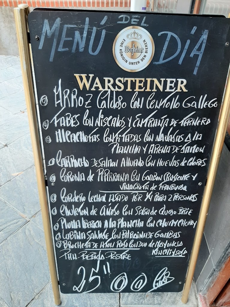 Restaurante Carpanta — Carta