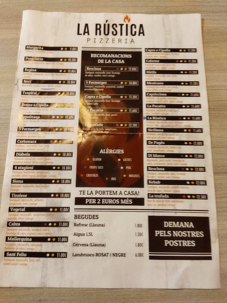 Pizzeria la Rustica — Mas recientes