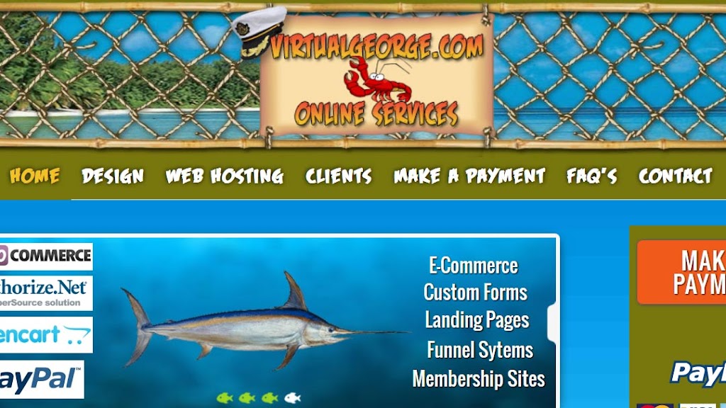 Virtual George Website Design Ecommerce