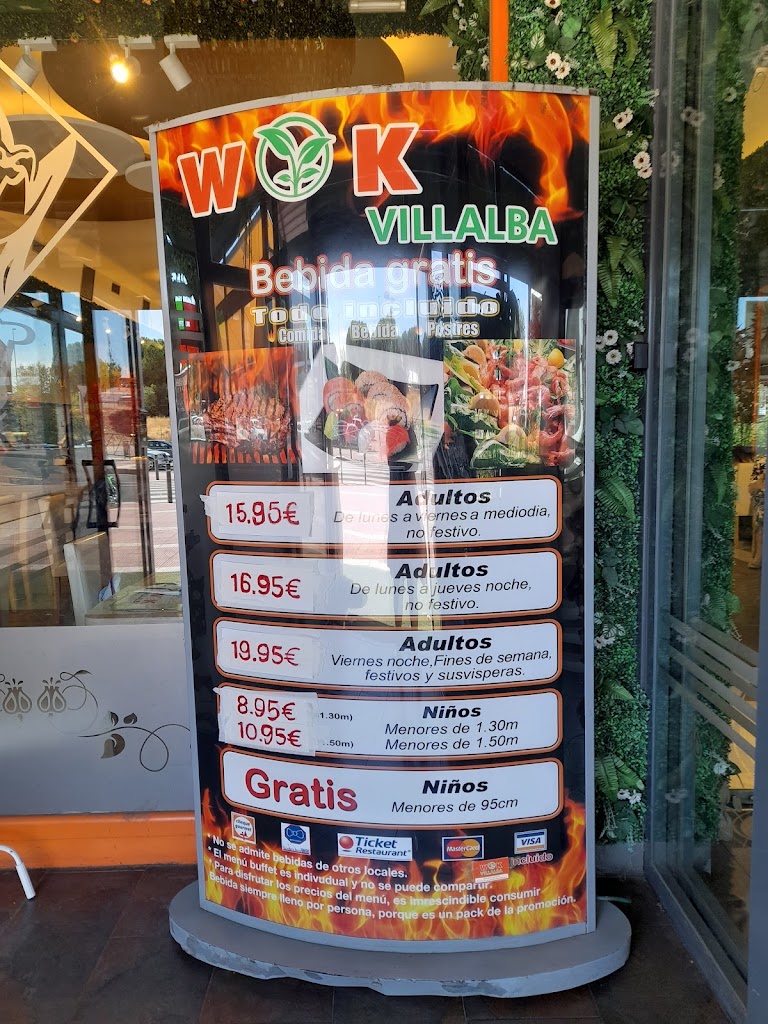 Wok Villalba — Carta