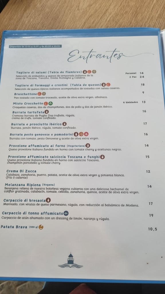 il Poeta del Faro — Carta