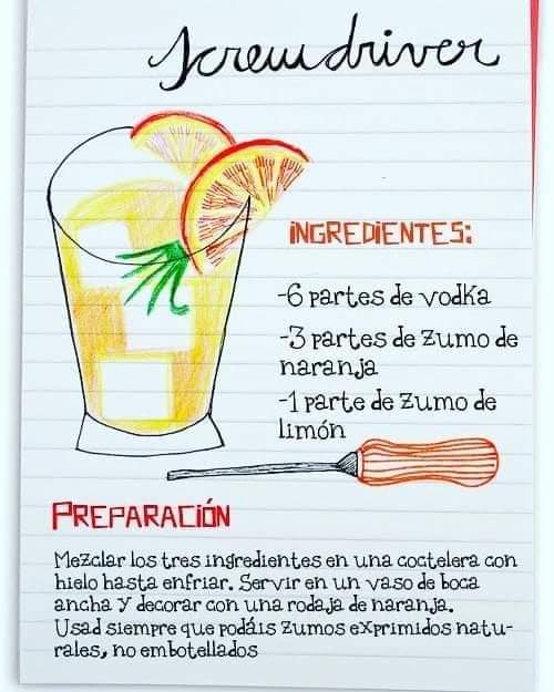 Oceans Bar — Carta
