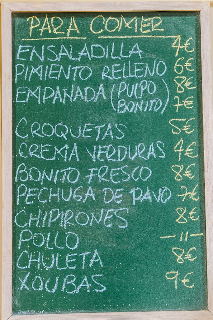 Bar O Polo — Carta
