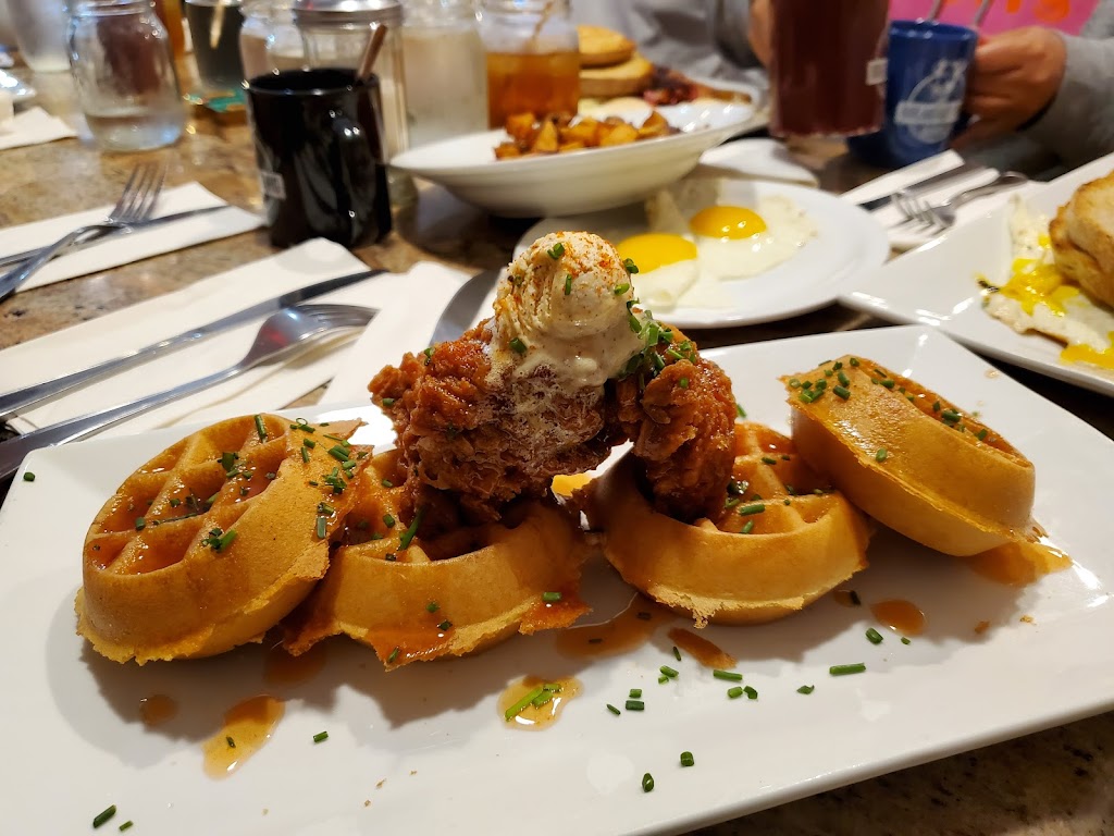 Chicken and waffles