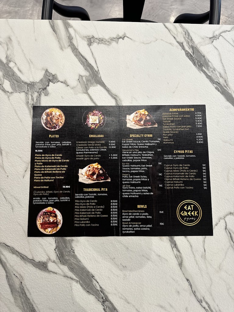 Eat Greek Gyros — Carta