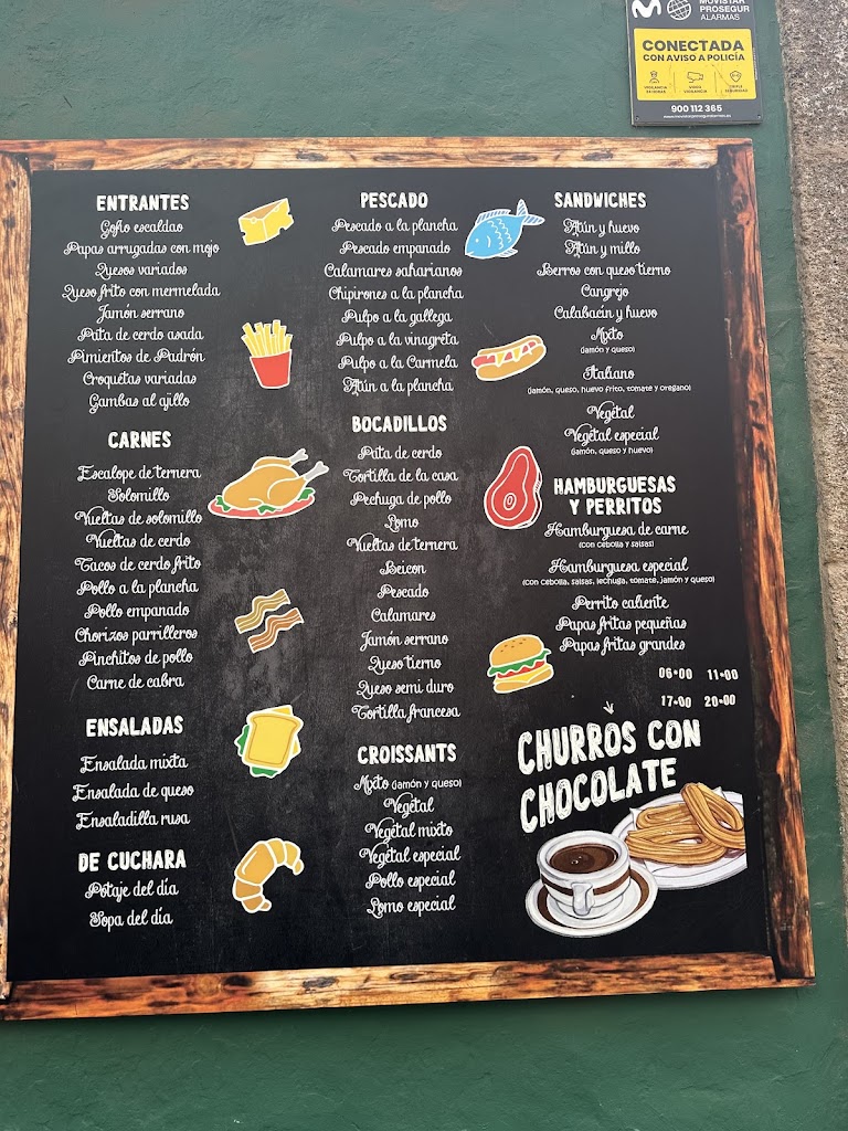 Restaurante Ciudad de Galdar — Carta