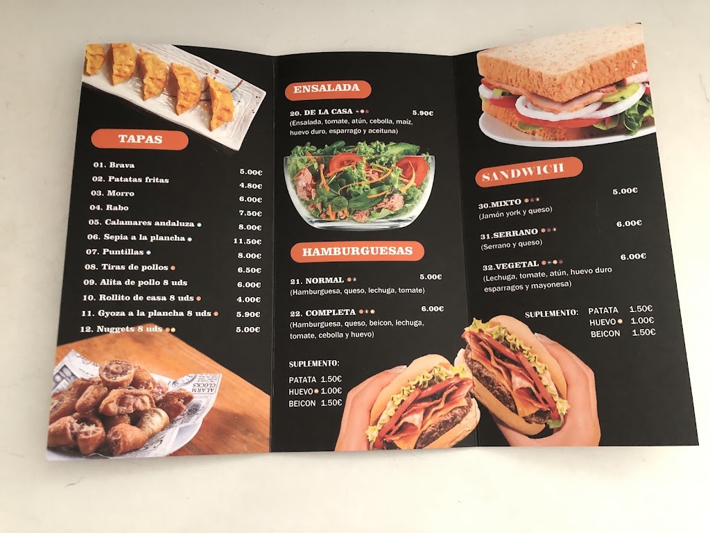 Cafe Morales — Carta
