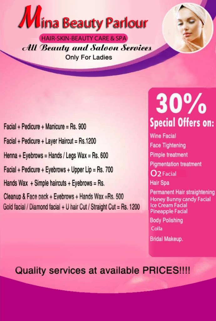 Mina Beauty Parlour Salon Dg Makeover